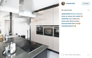 Instagram keuken voorbeeld Socialfabriek
